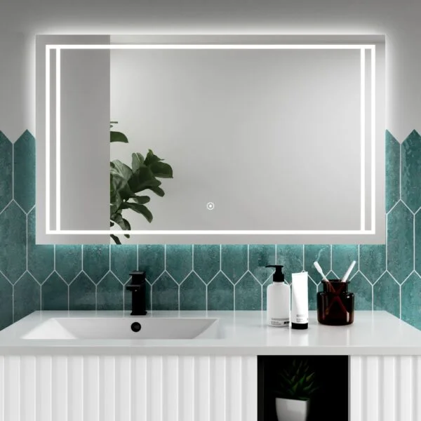 Espelho LED retangular Marselha