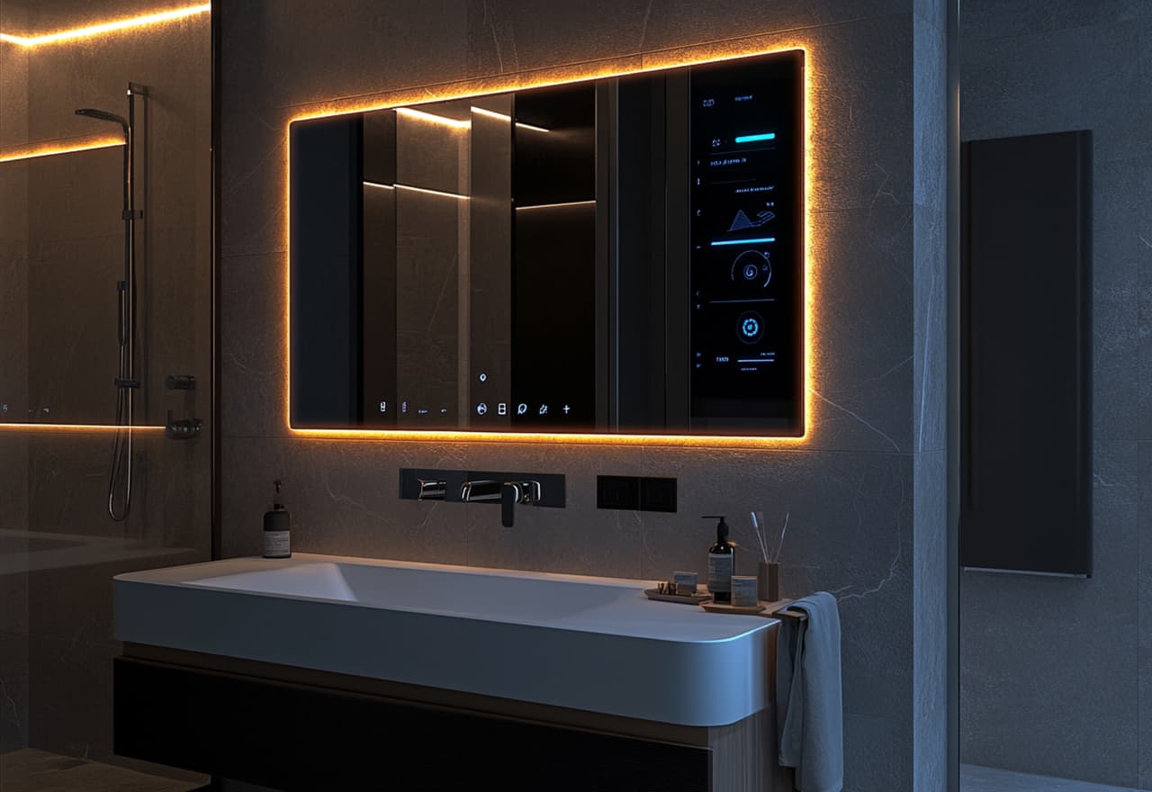 Thumbnail Imagem de Decoração Moderna Inspire-se com Espelhos com LED por Mobanho