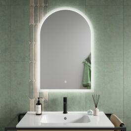 Espelho Oval LED PIZOL - Espelho led para Casa de Banho e Quarto 60x80-100cm